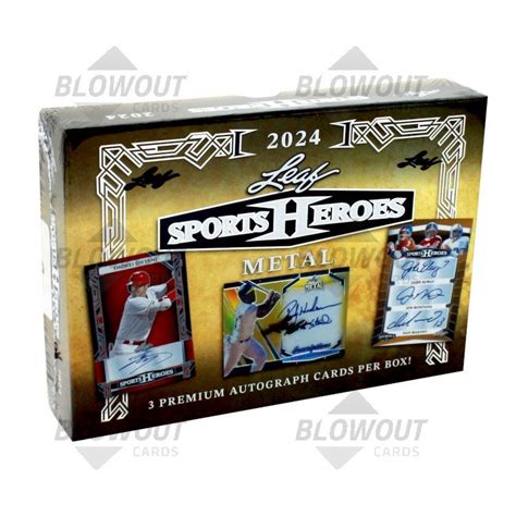 2017 Leaf Metal Sports Heroes Hobby Box 